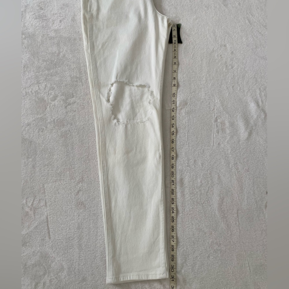 Hollister Jeans Size 28W/29L Color White - Picture 4 of 6